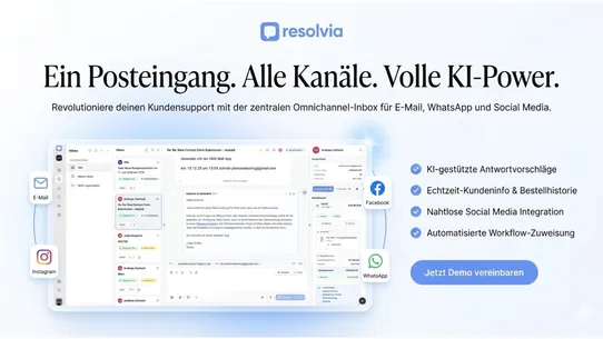 Resolvia AI Helpdesk &amp; Returns screenshot