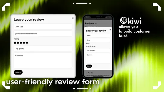 Kiwi ‑ Product Reviews screenshot