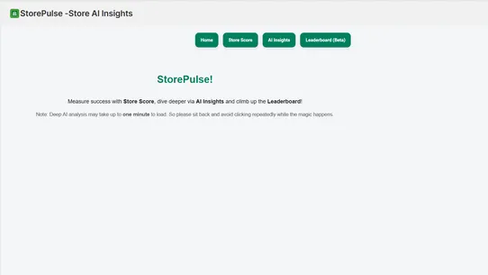 StorePulse: Get AI Insights! screenshot