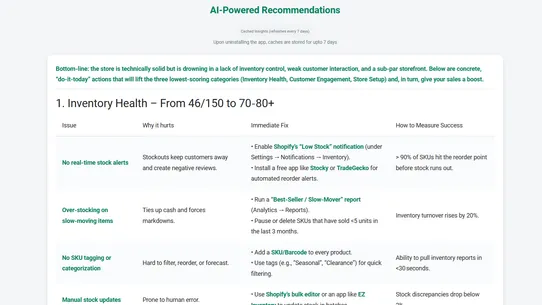 StorePulse: Get AI Insights! screenshot