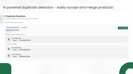 MergeMaster ‑ Product Merge screenshot