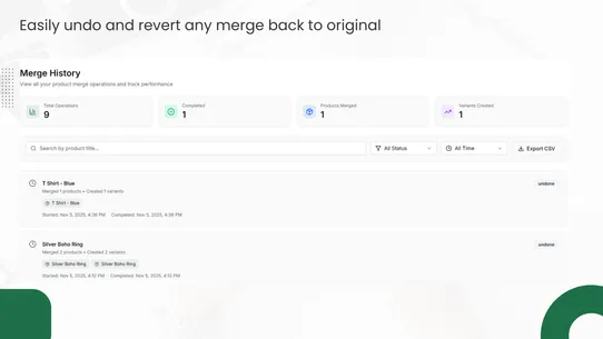 MergeMaster ‑ Product Merge screenshot
