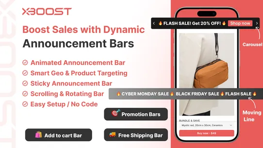 XB: Announcement Bars &amp; Banner screenshot