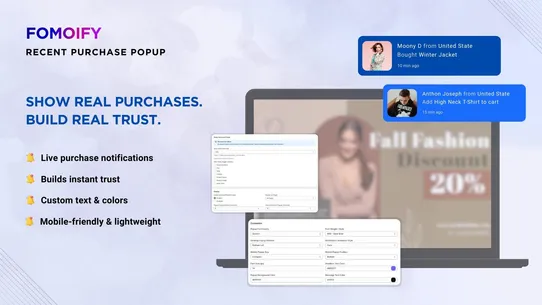 Fomoify Sales Popup &amp; Proof screenshot