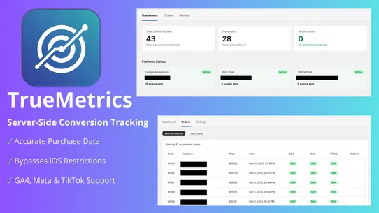 TrueMetrics screenshot