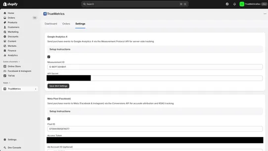 TrueMetrics screenshot