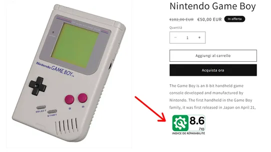 Indice de réparabilité screenshot