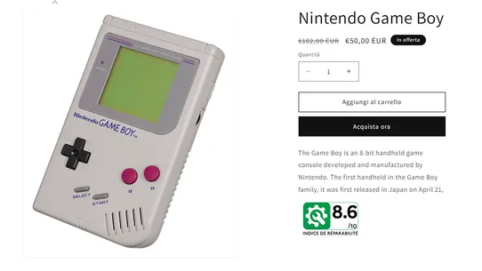 Indice de réparabilité screenshot