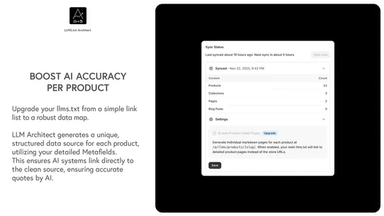 LLMS.txt Architect screenshot
