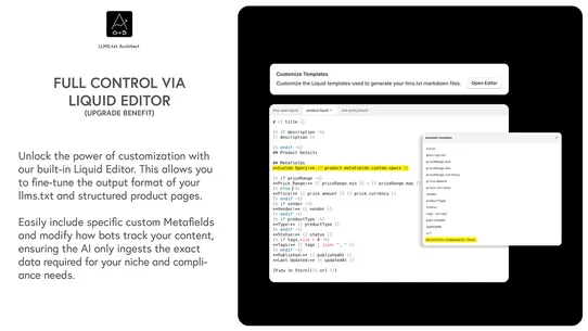 LLMS.txt Architect screenshot