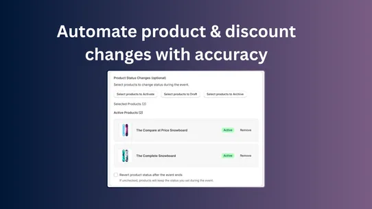 Eventify ‑ Promo Scheduler screenshot