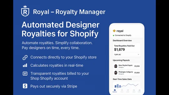 Royal ‑ Royalty Manager screenshot