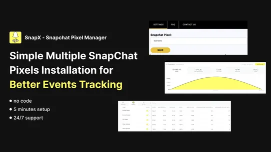SnapX ‑ Snapchat Pixel Manager screenshot
