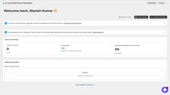 Q: Live Gold Price Calculator screenshot
