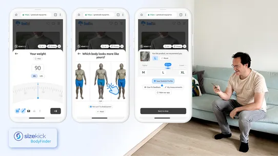 Sizekick: AI Size Advisor screenshot