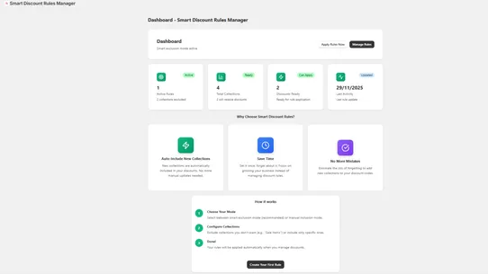 Smart Discount Rules Manager screenshot