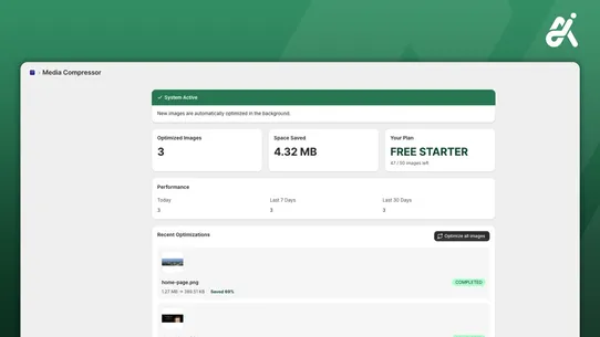 Auto Media Optimizer screenshot