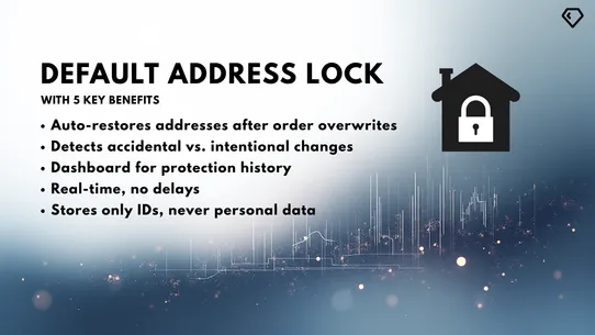 Default Address Lock screenshot