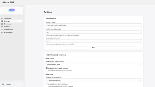 NoticeApp screenshot