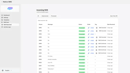 NoticeApp screenshot