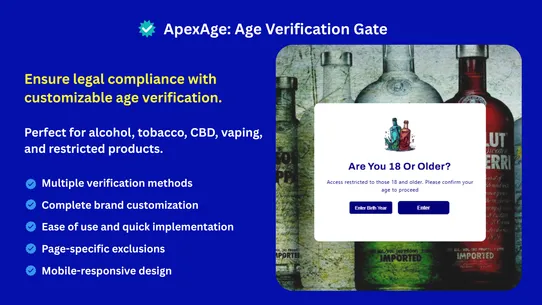 ApexAge: Age Verification Gate screenshot