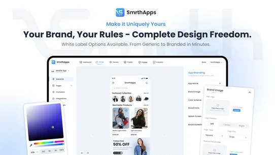 SmrthApps ‑ Mobile App Builder screenshot
