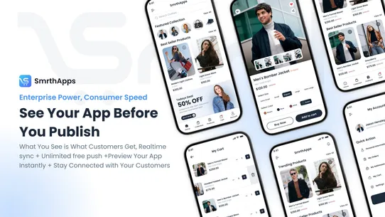 SmrthApps ‑ Mobile App Builder screenshot