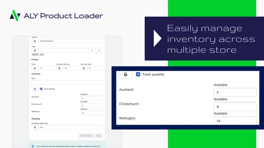 ALY Barcode to Product Loader screenshot