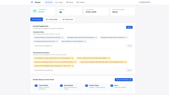 Vespo ‑ Smart AI Search screenshot