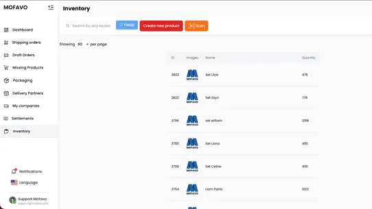 Mofavo Connector screenshot