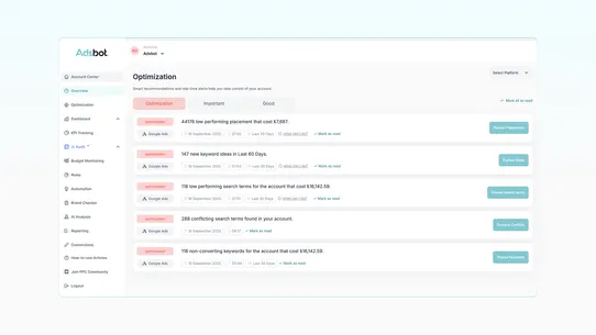 Adsbot: Adsbot Optimization screenshot