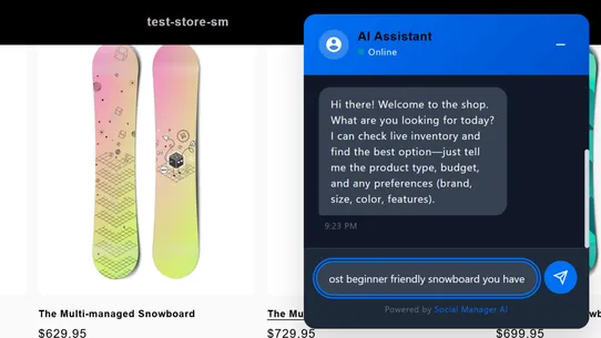Social Manager screenshot