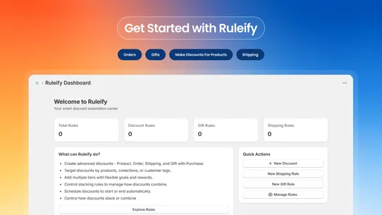 Ruleify screenshot