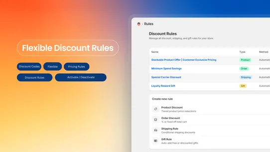 Ruleify: Tiered Pricing &amp; Gift screenshot