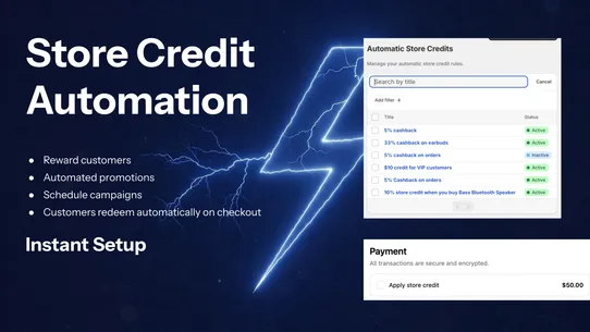 Stork Credit Auto Store Credit screenshot