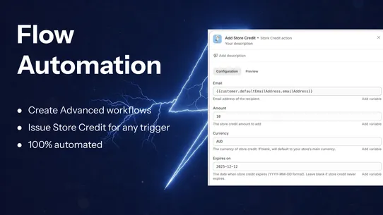Stork Credit Auto Store Credit screenshot