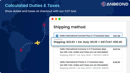 Anbeond Duty &amp; Tax Calculator screenshot