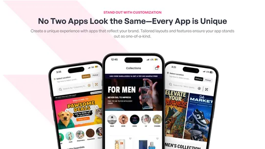 Mobile App Store screenshot