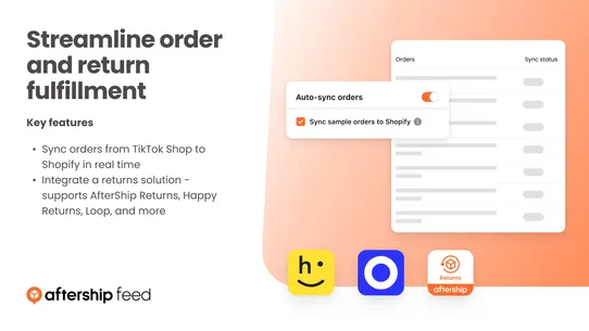 AfterShip Feed for TikTok Shop screenshot