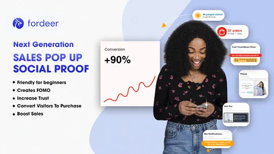 Fordeer: Sales Pop Up ‑ Popups screenshot