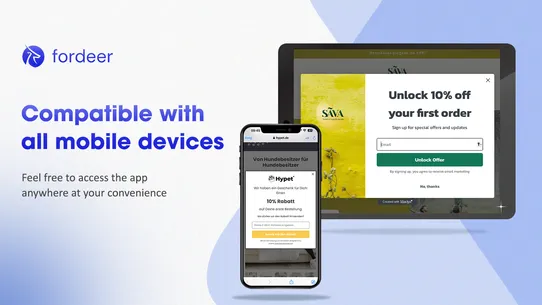 Fordeer: Sales Pop Up ‑ Popups screenshot