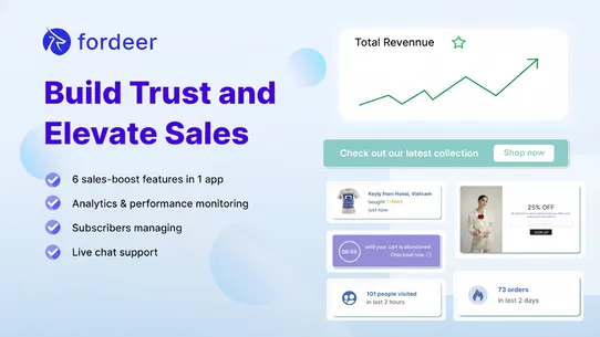 Fordeer: Sales Pop Up ‑ Popups screenshot