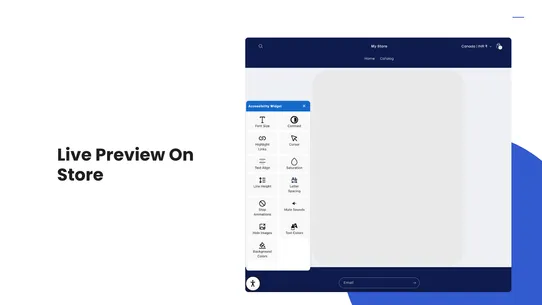 Octa App Accessibility Widget screenshot