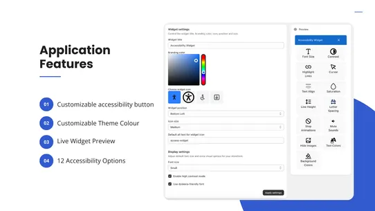 Octa App Accessibility Widget screenshot
