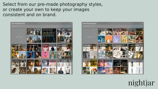 Nightjar: On‑brand AI images screenshot