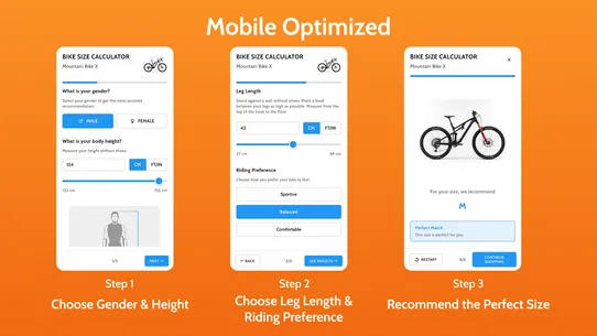 Bike Size Pro screenshot