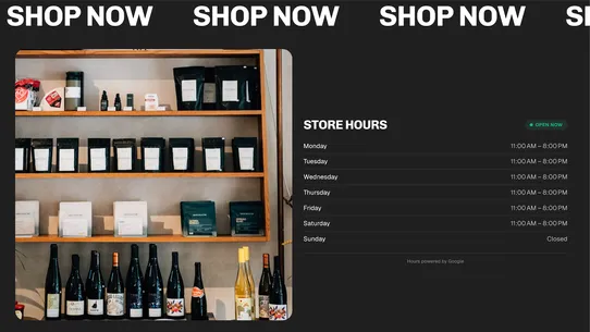 Opening Hours screenshot