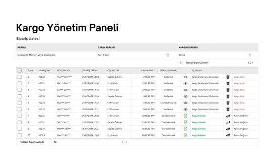 PTT Kargo screenshot