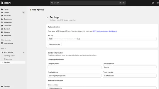 MTE Xpress screenshot