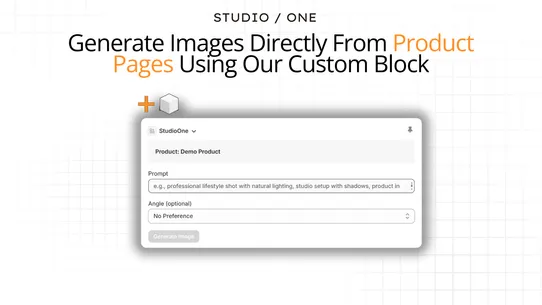 StudioOne ‑ AI Product Images screenshot